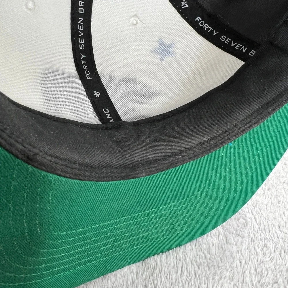 47 Brand California Republic Snapback Hat Teal White Bear Flag Cali Streetwear
